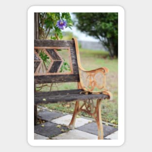 Bench in the Country Sticker